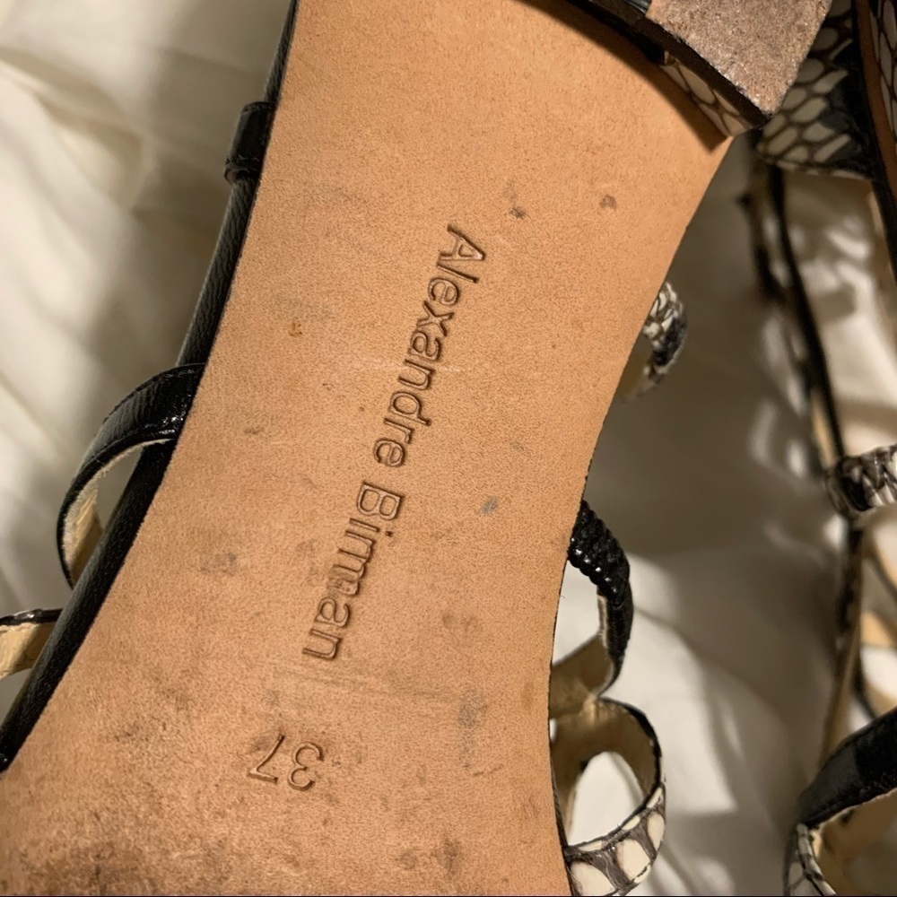 Alexandre Birman Melody python caged sandals - Picture 11 of 12
